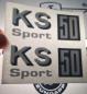 Preview: Zündapp Aufkleber 2 x " KS 50 Sport" Typ 530 KS 50 529-10.123
