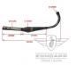 Preview: Zündapp Auspuff Tuning Bullet Evo-1 36mm Resonanzauspuff Blank