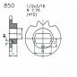 Preview: Zündapp Kettensatz CS 25 HAI 25 ( Kette, Kettenrad und Ritzel oval )