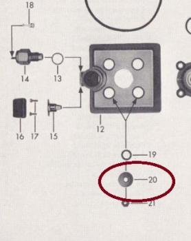 Preview: Zündapp Scheibe 7,2x24x3 mm 284-02.146 Zylinderkopf KS 50 WC 517