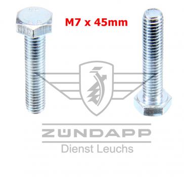2 Stück M7 x 45mm Schraube Sechskant für Heckansatz für Typ 517 & 515