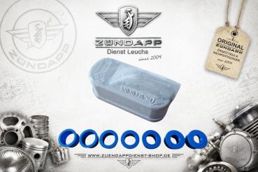 Preview: Zündapp Tuning Luftfilterdeckel – verstellbar – Typ 517 – 8-teiliges Set - GRAU