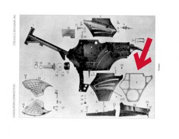 Zündapp Rahmen Deckeldichtung für Typ 510 - 515  ET : 510-10.110 TPU