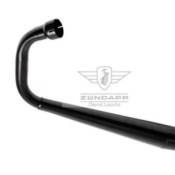 Preview: Zündapp Auspuff Auspuffanlage mit Krümmer KS 80 Sport Schwarz 537-22.702