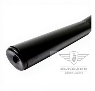 Preview: Zündapp Auspuff Auspuffanlage mit Krümmer KS 80 Sport Schwarz 537-22.702