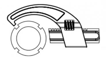 Preview: Hakenschlüssel BUZZETTI Stoßdämpfer - einstellbar 25-70 mm