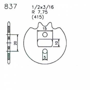 Zündapp Kettenritzel Ritzel 837 Esjot Original 11 bis 13 Zähne