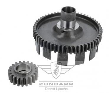 Zündapp Kupplungskorb + Ritzel 285-05.903 KS 125 KS 175 gerade Verzahnung