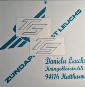 Zündapp Aufkleber Typ 446 Heck - TS - ZD 25 50 446-21.138