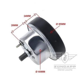 Zündapp Tacho 140mm + Drehzahlmesser 85mm Grün