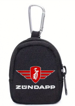 Zündapp Motorrad Geldbörse & Münzbeutel – Kompakt, praktisch & robust - mit Karabinerhacken