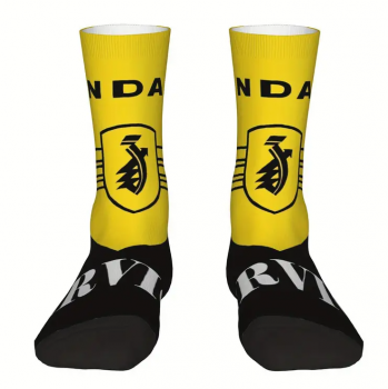 Zündapp Herren-Motorradsocken im Retro "Zündapp-Service" Designschild Gr. 38-46