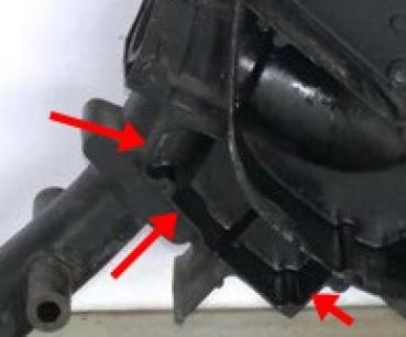 6 x Vibrationsgummis Seitenverkleidung Typ 529 & 530 Zündapp