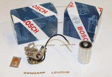 Original Bosch Kondensator lang + Unterbrecher Kabel Zündapp
