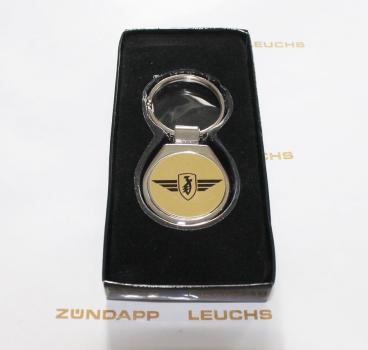 Zündapp Schlüssel Anhänger 1 x Gold dick