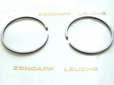 2 x Zündapp Kolbenring 39 x 2 mm