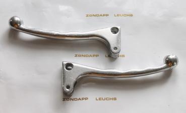 Mofa Moped Handhebel Hebel set alu mit Fingerrippen 2 Stück