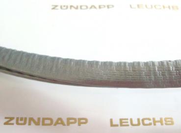 Zündapp 1m Kantenschutz Grau 9x6mm Beinschild