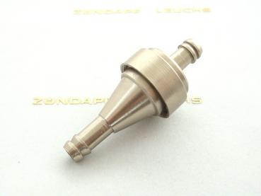 Benzinfilter aus Alu - Bronzefarben 6mm