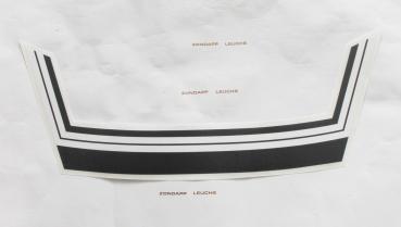 Kreidler Florett K54 RMC RS  Aufkleber Heck Streifen Aufkleber Schwarz Weiß