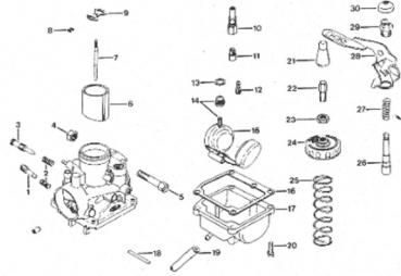 Zündapp Mikuni VM 20 Ersatzteile