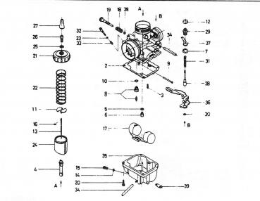 Zündapp Mikuni VM 28 Ersatzteile