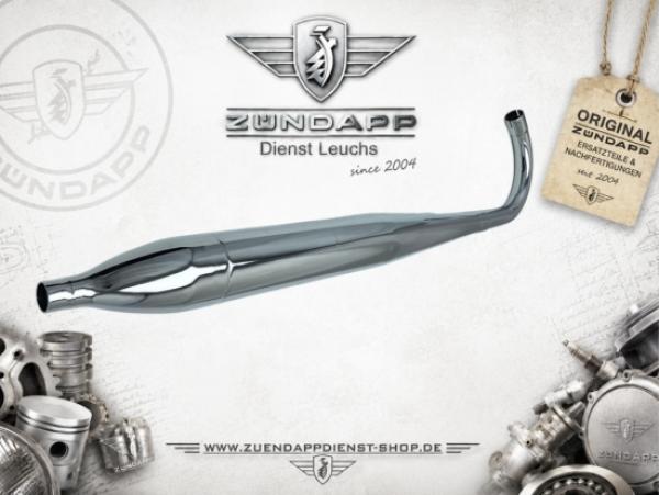 Zündapp Auspuff Auspuffanlage 32mm Anschluss für Gebläsegekühlte Motoren "Zigarre"