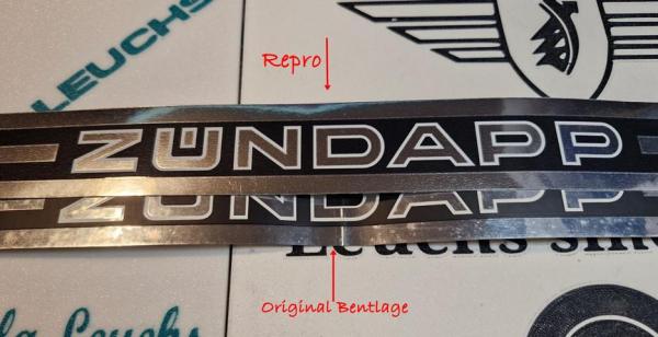 Zündapp 2x 442-10.196 Tankaufkleber Aufkleber Typ 442 Mofa & Moped