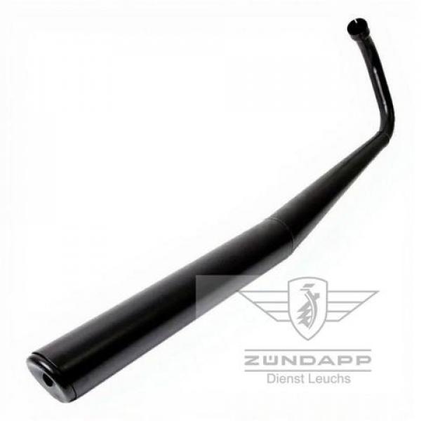 Zündapp Auspuff Auspuffanlage mit Krümmer KS 80 Sport Schwarz 537-22.702