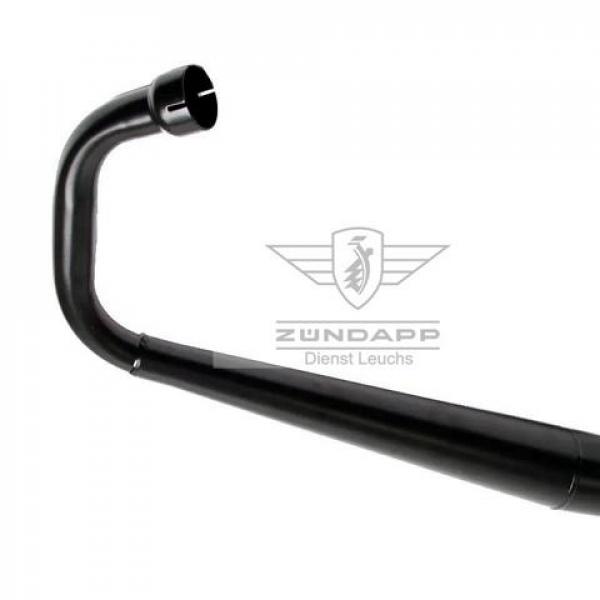 Zündapp Auspuff Auspuffanlage mit Krümmer KS 80 Sport Schwarz 537-22.702