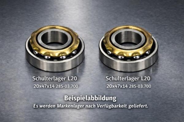 Zündapp 2x Kurbelwellenlager L20 Kugellager 20x47xl4 285-03.700