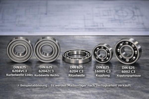 Zündapp Lagersatz KS 100 4 Gang Typ 514 & 518