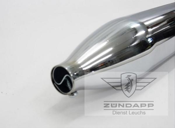 Zündapp RS 50 Auspuff Originalnachbau ! 30mm / 70mm ET 561-22.710 Tuning für R 50 usw. Typ 561
