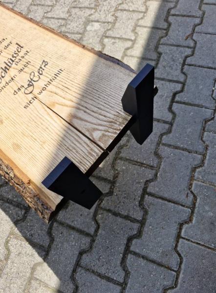 Tür Aufsteller ca 35 x 90 cm samt Füße und persönlicher Gravur