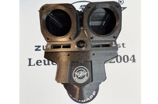 Zündapp komplettes Cockpit Gehäuse 3 teilig 537-16.136 , 537-16.137 & 537-13.104 PETG Struktur