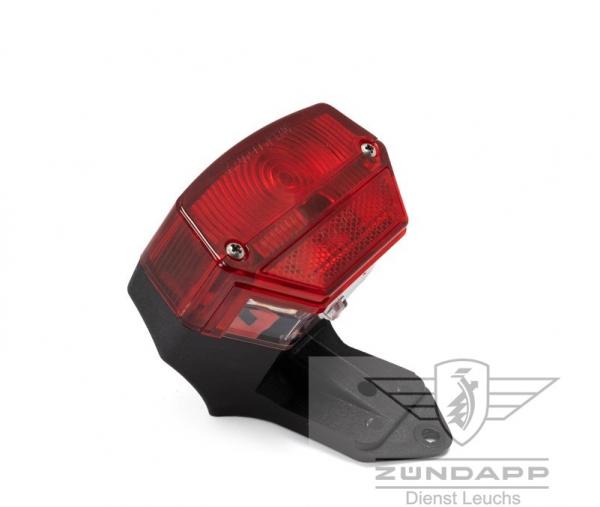 Zündapp Rücklicht komplett Sockel 518-​16.735  Glas komplett Rot mit E-Prüfzeichen