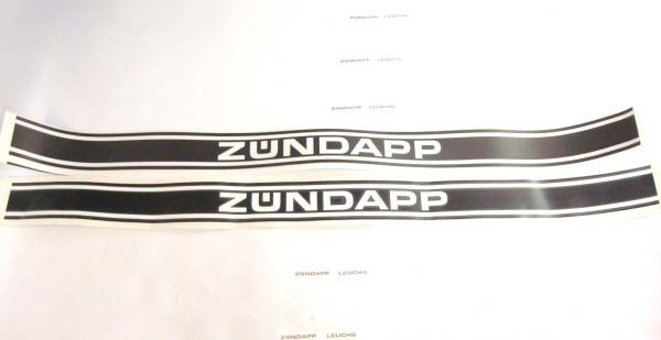 Zündapp Aufkleber Sickentank ZD 25 TS ZD 50 TS Lang 4 x 60cm Typ 446 446-20.117 & 446-20.118