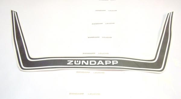 Zündapp Aufkleber Typ 446 ZD 50 TS  ZD 25 TS Heck mit Schrift 446-21.130