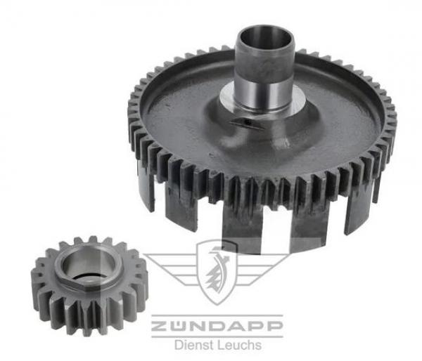 Zündapp Kupplungskorb + Ritzel 285-05.903 KS 125 KS 175 gerade Verzahnung