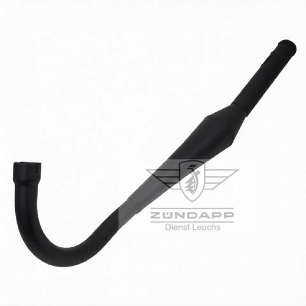 Zündapp Auspuff Tuning Bullet Evo-1 36mm Resonanzauspuff Blank Schwarz
