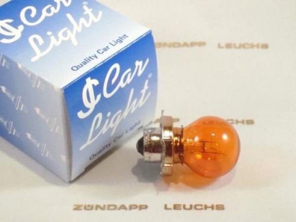 Birne 6V 15W P26S Frontlicht Orange Car Light