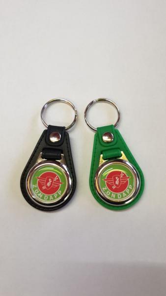 2x Zündapp Schlüsselanhänger EDEL Schwarz und Grün